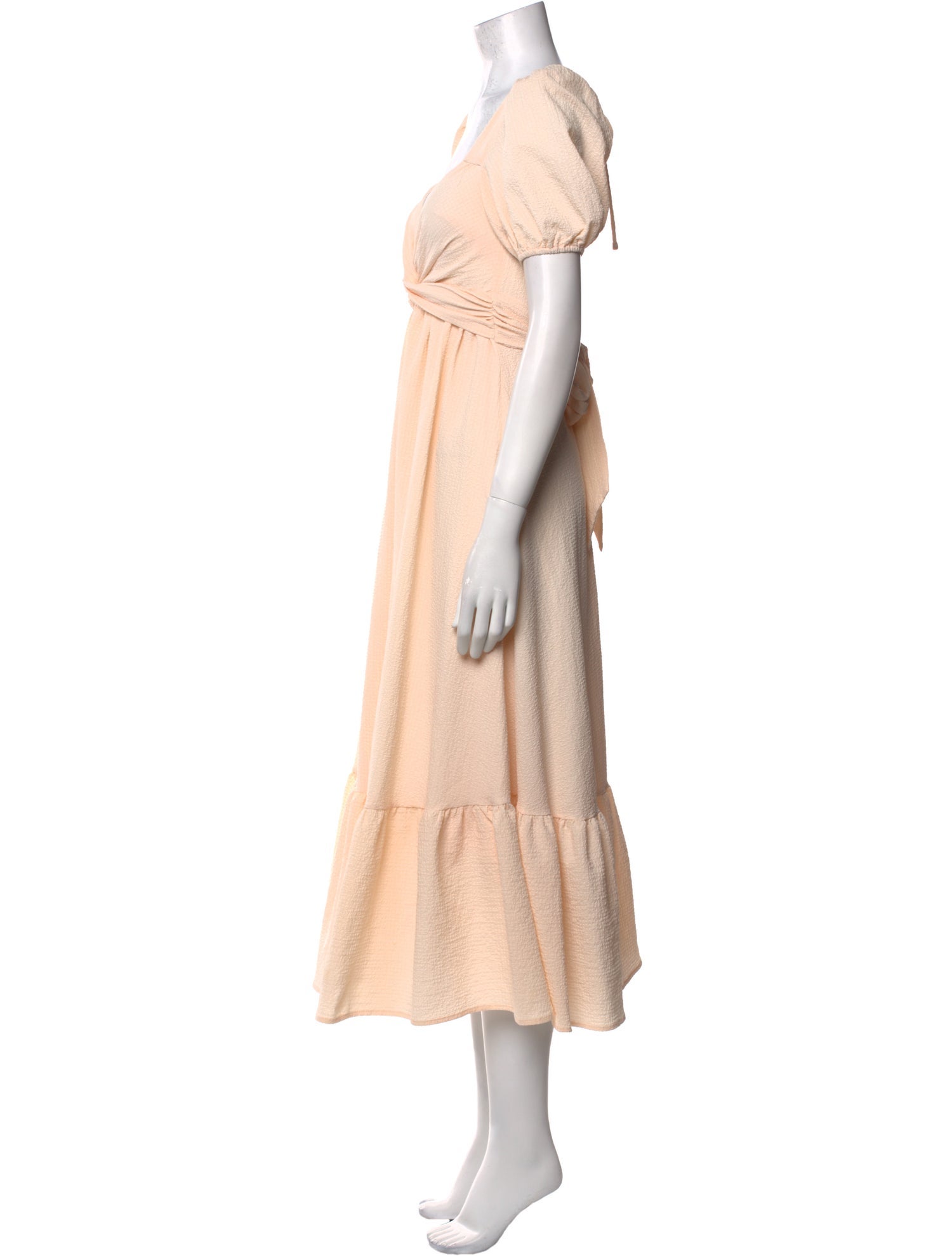 ASTR V-Neck Long Dress