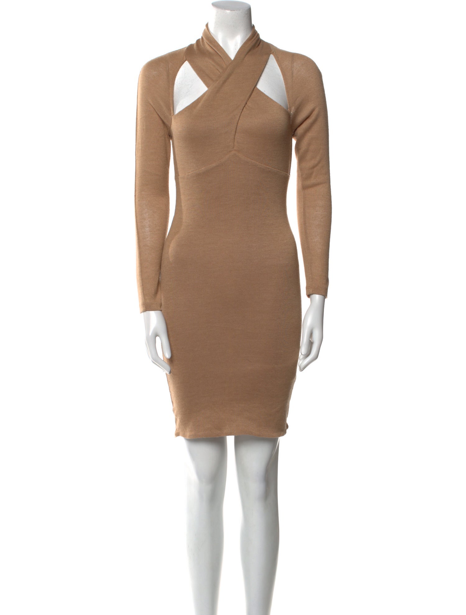 ASTR Mock Neck Mini Dress