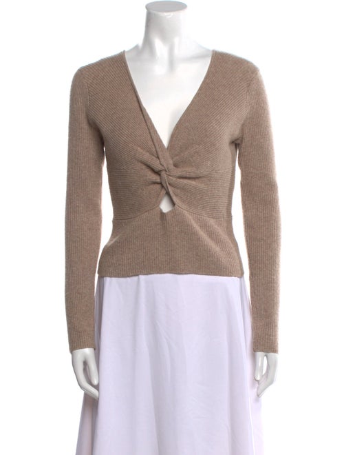 ASTR Nylon V-Neck Sweater