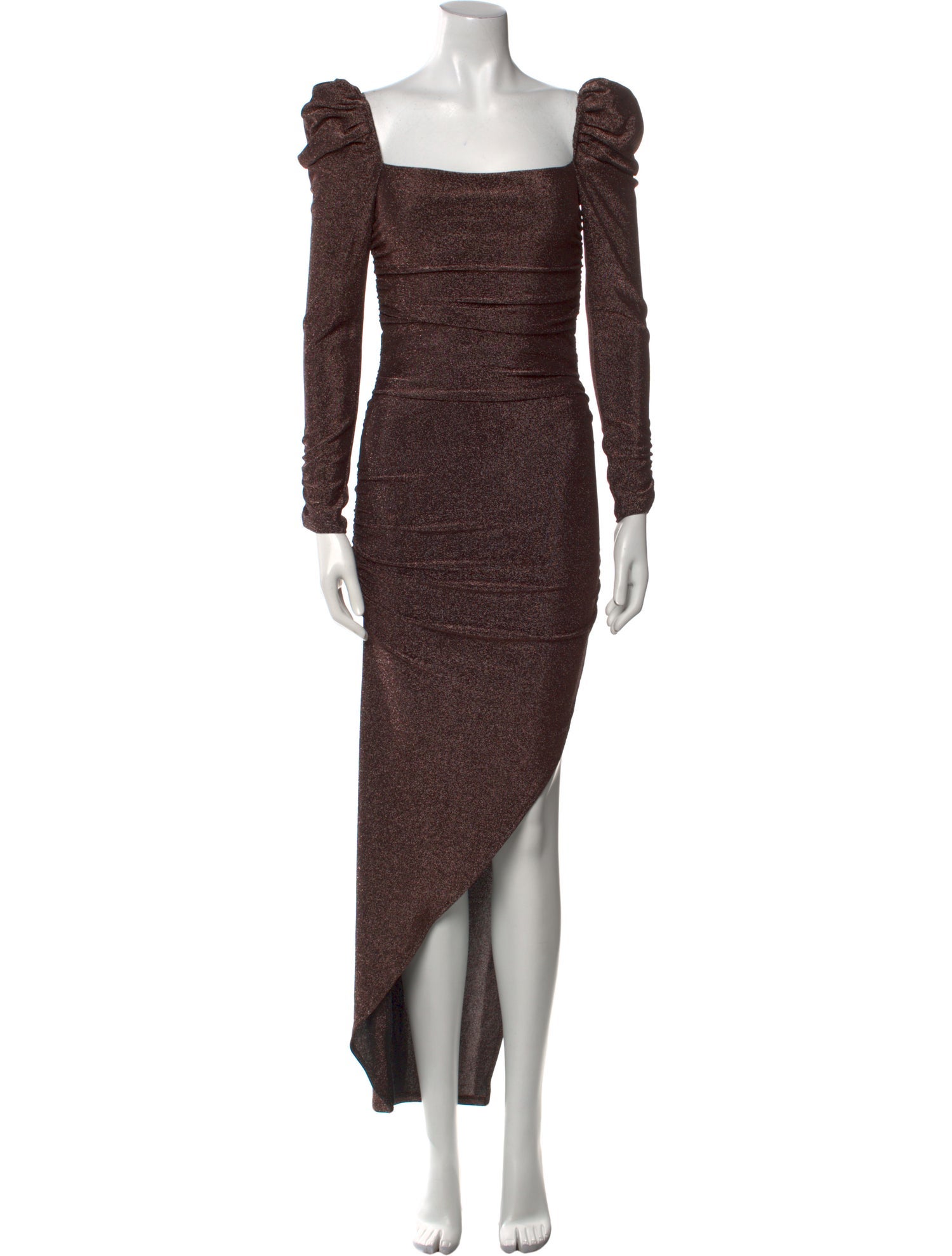 ASTR Square Neckline Midi Length Dress