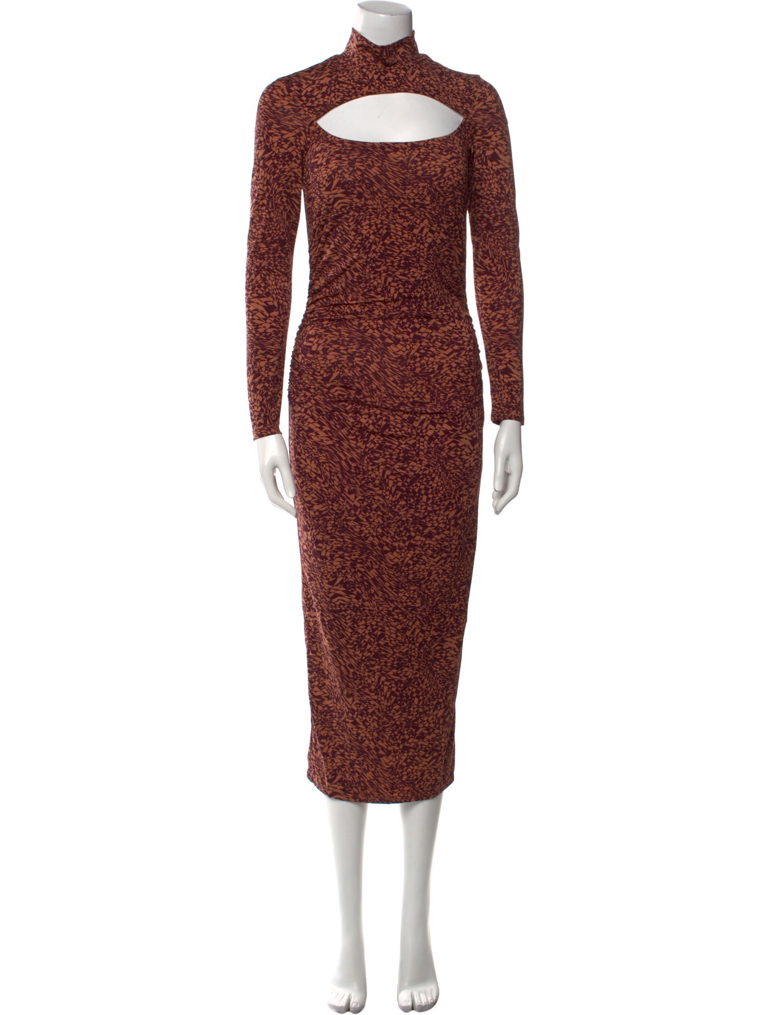 ASTR Animal Print Long Dress