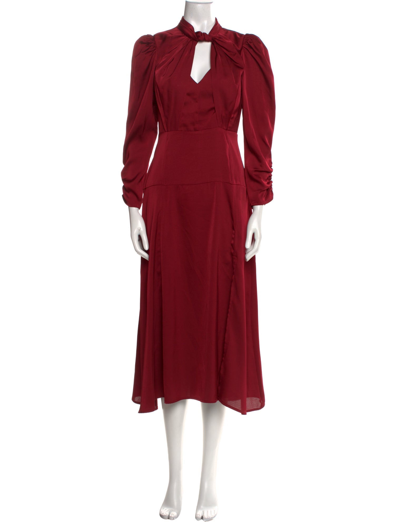 ASTR V-Neck Midi Length Dress