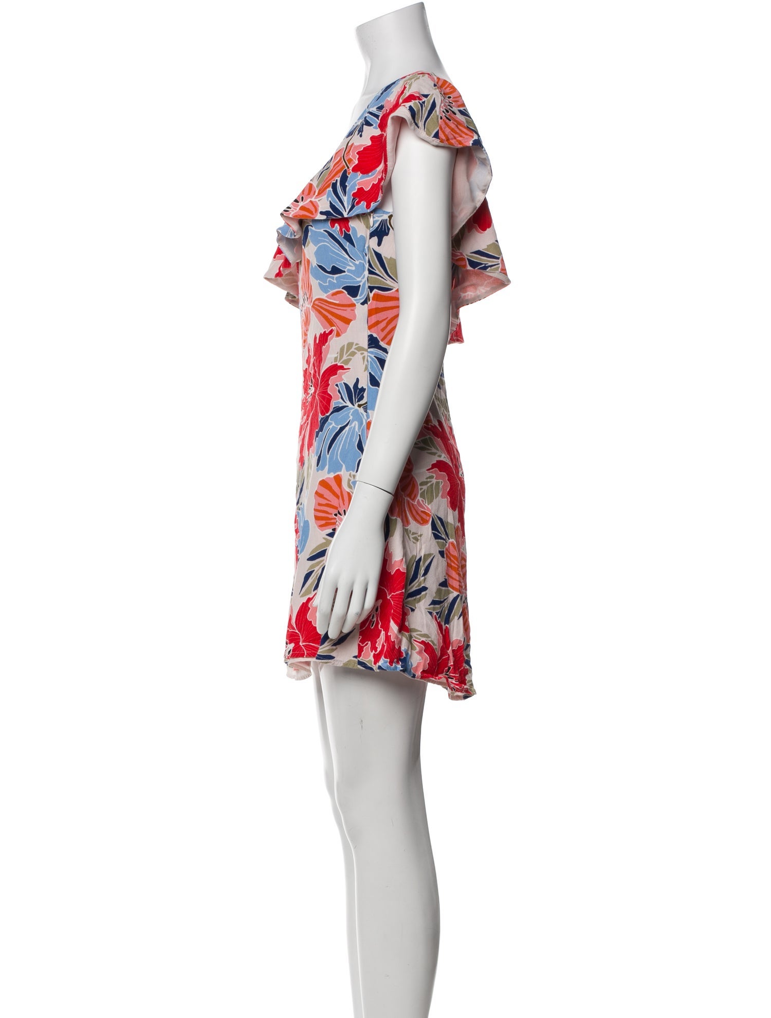 ASTR Floral Print Mini Dress