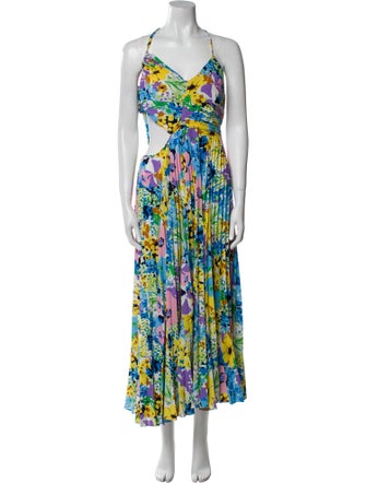ASTR Printed Long Dress
