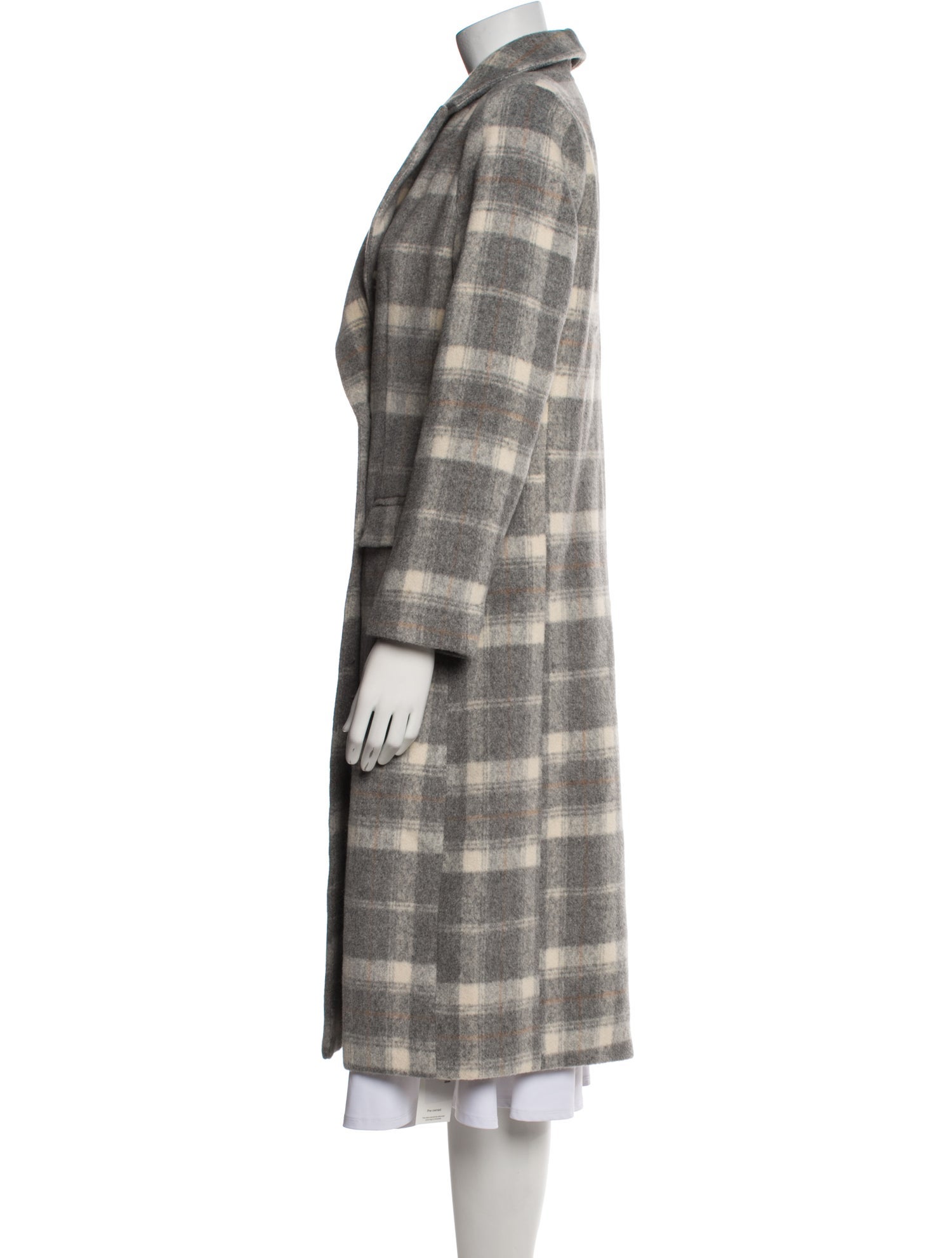 ASTR Plaid Print Trench Coat