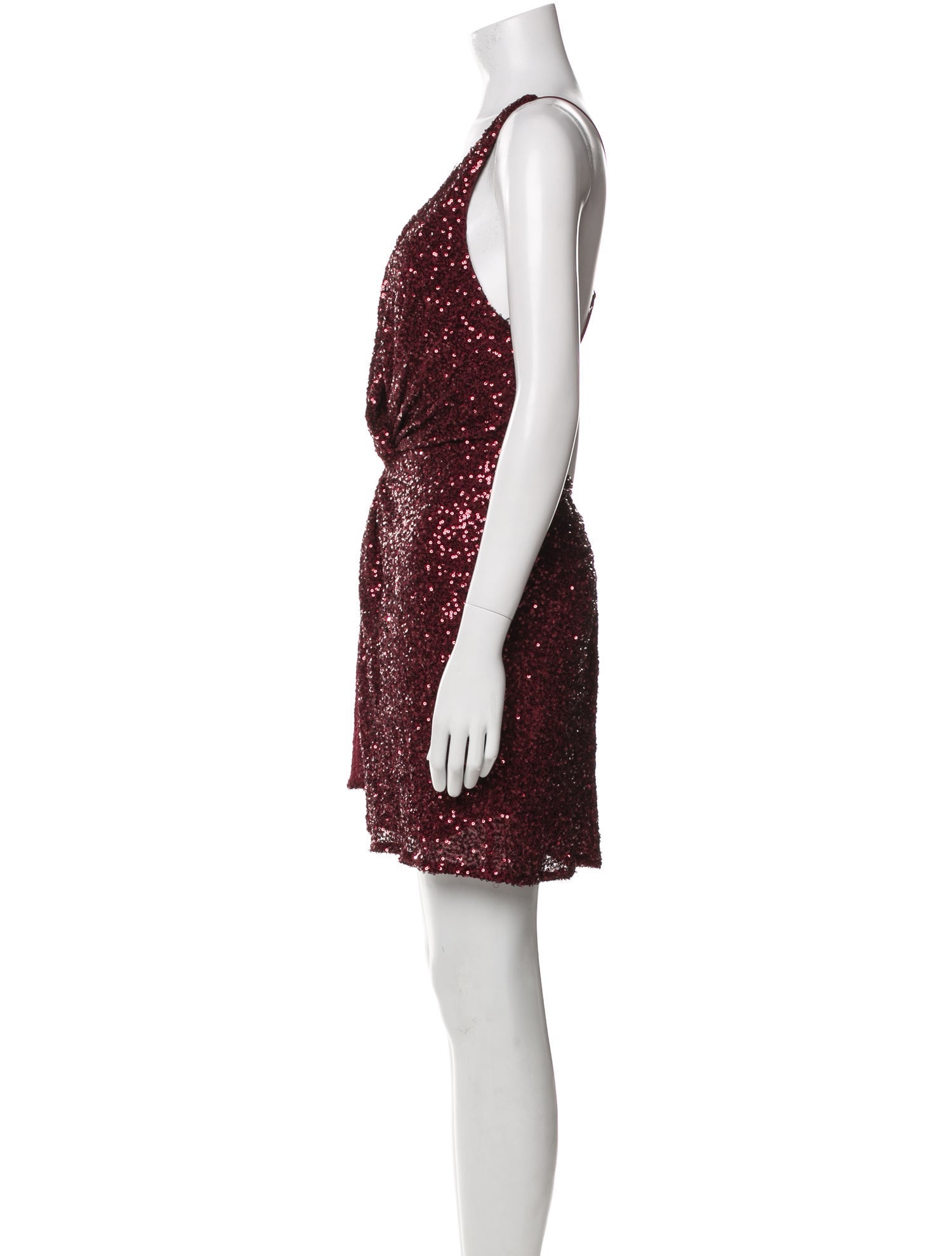 ASTR V-Neck Mini Dress