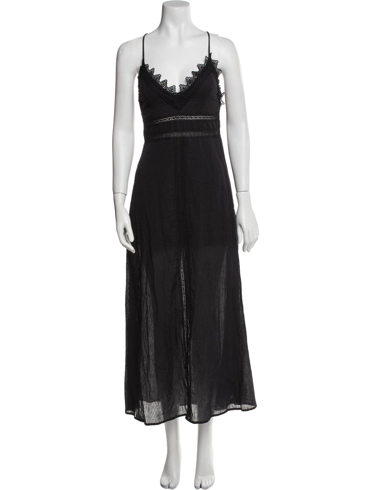 ASTR V-Neck Long Dress