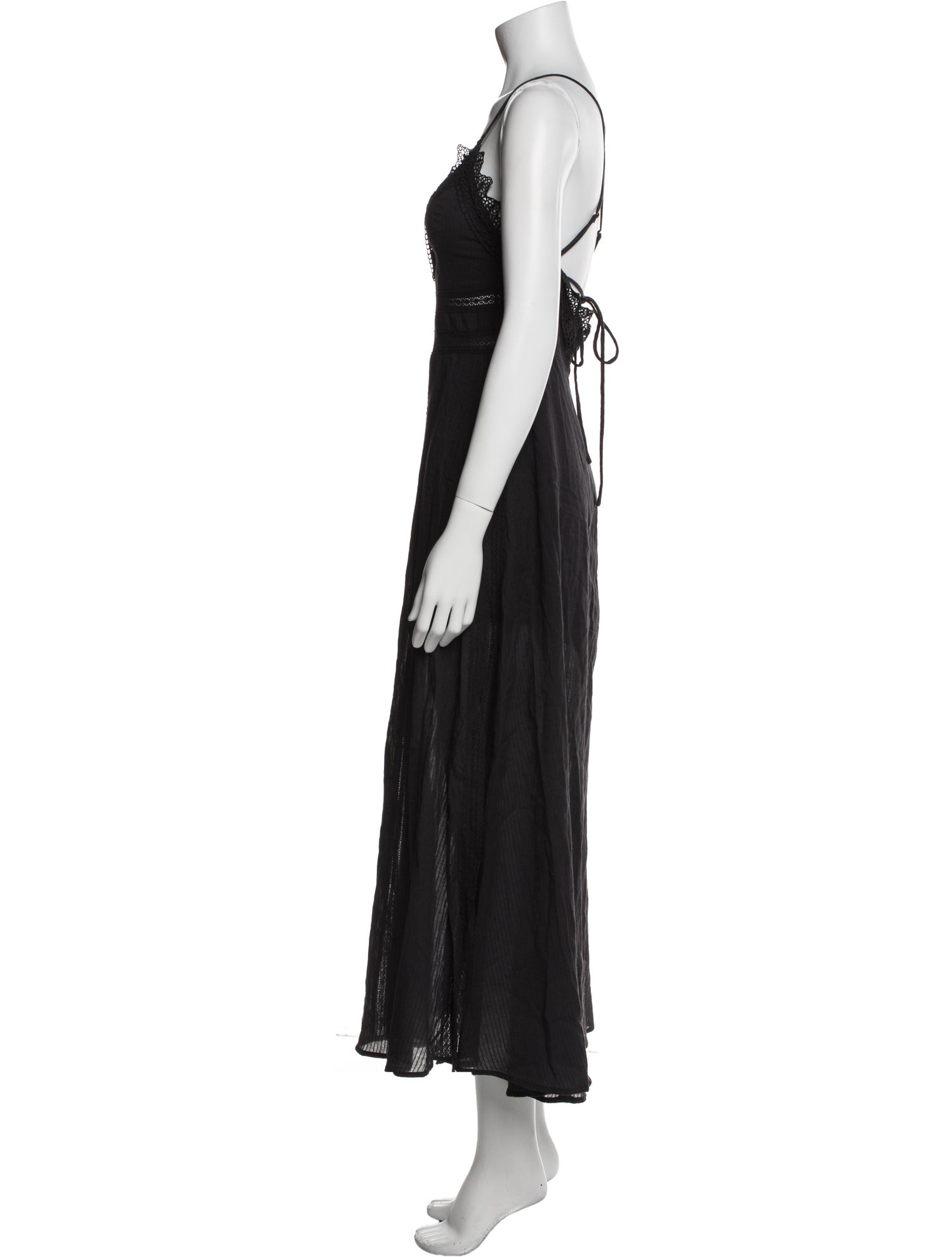 ASTR V-Neck Long Dress