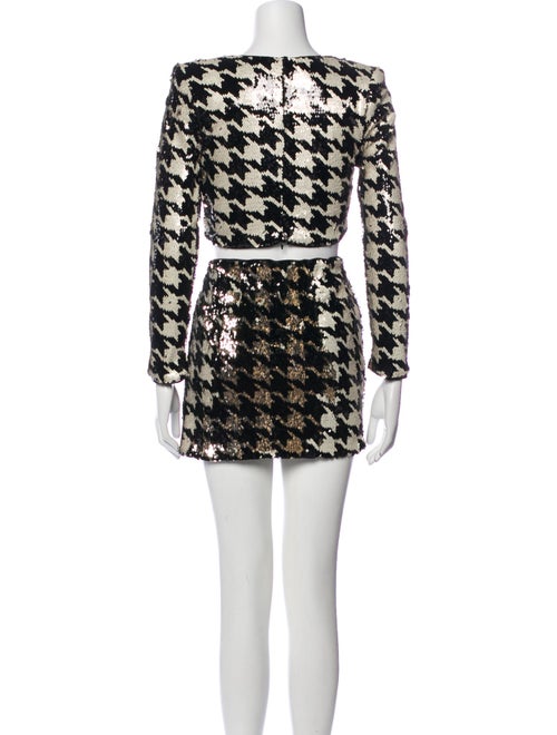 ASTR Printed Skirt Suit
