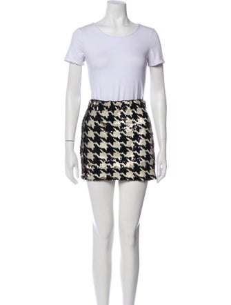 ASTR Printed Skirt Suit