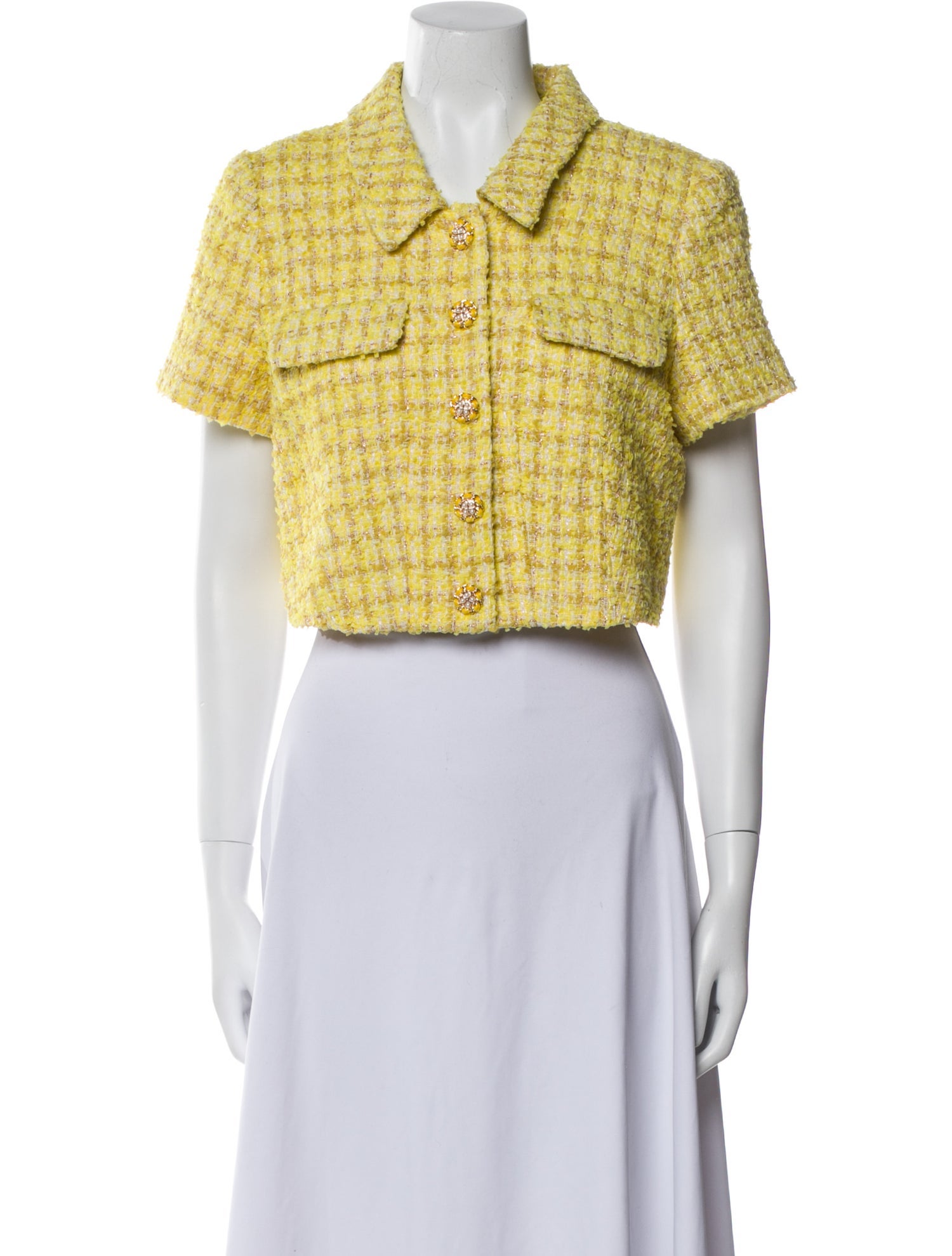 ASTR Tweed Pattern Bolero