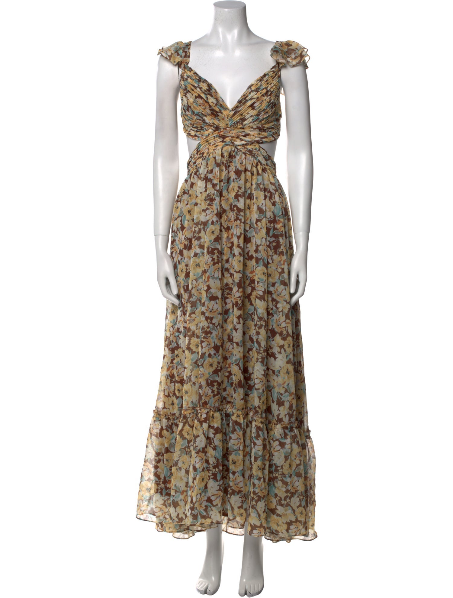 ASTR Printed Long Dress