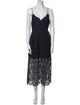 ASTR Lace Pattern Midi Length Dress