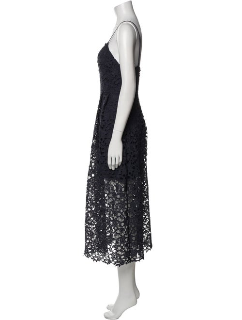 ASTR Lace Pattern Midi Length Dress