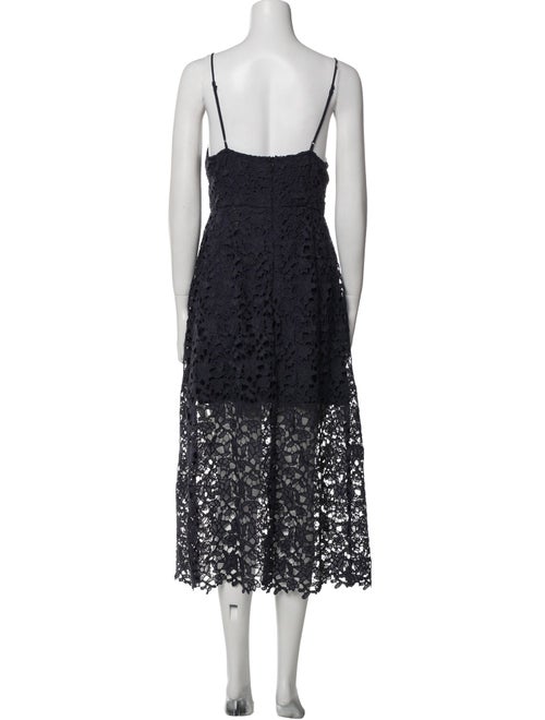 ASTR Lace Pattern Midi Length Dress