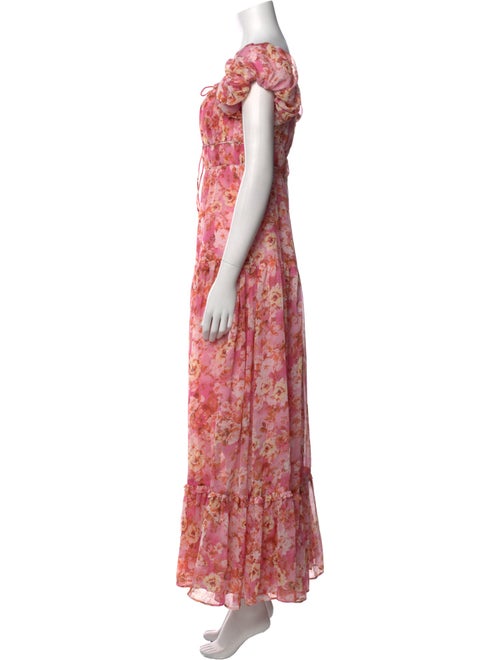 ASTR Floral Print Long Dress