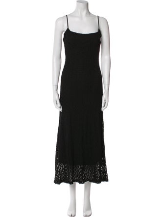 ASTR Square Neckline Long Dress