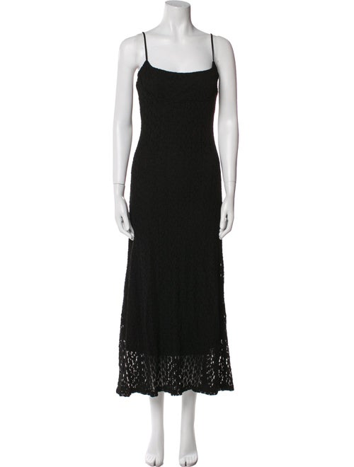 ASTR Square Neckline Long Dress