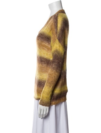 ASTR Striped V-Neck Sweater