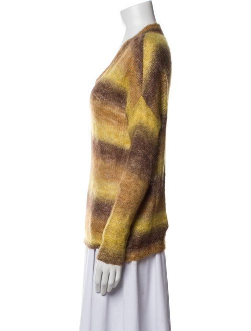 ASTR Striped V-Neck Sweater