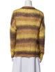 ASTR Striped V-Neck Sweater