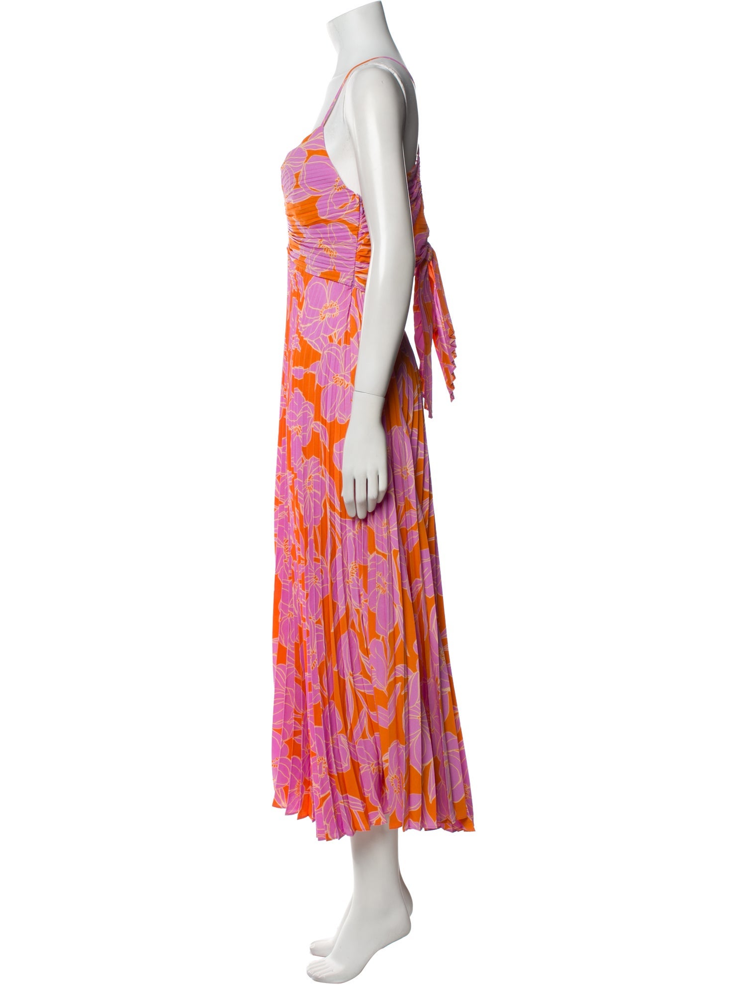 ASTR Printed Midi Length Dress