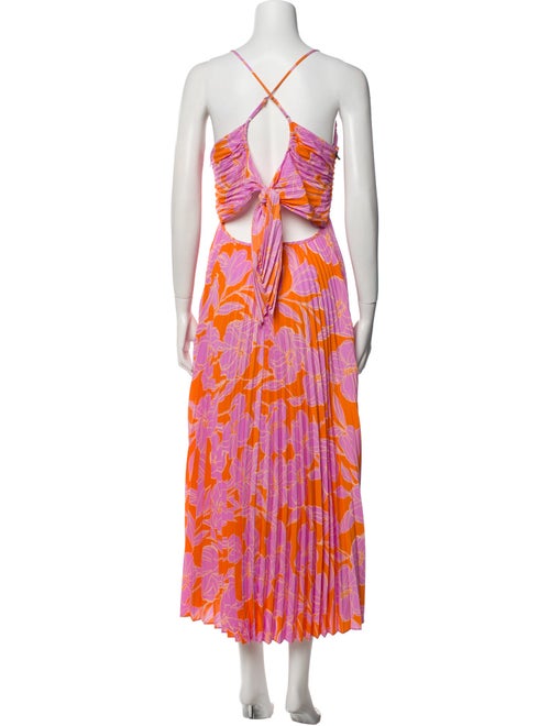 ASTR Printed Midi Length Dress