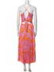 ASTR Printed Midi Length Dress