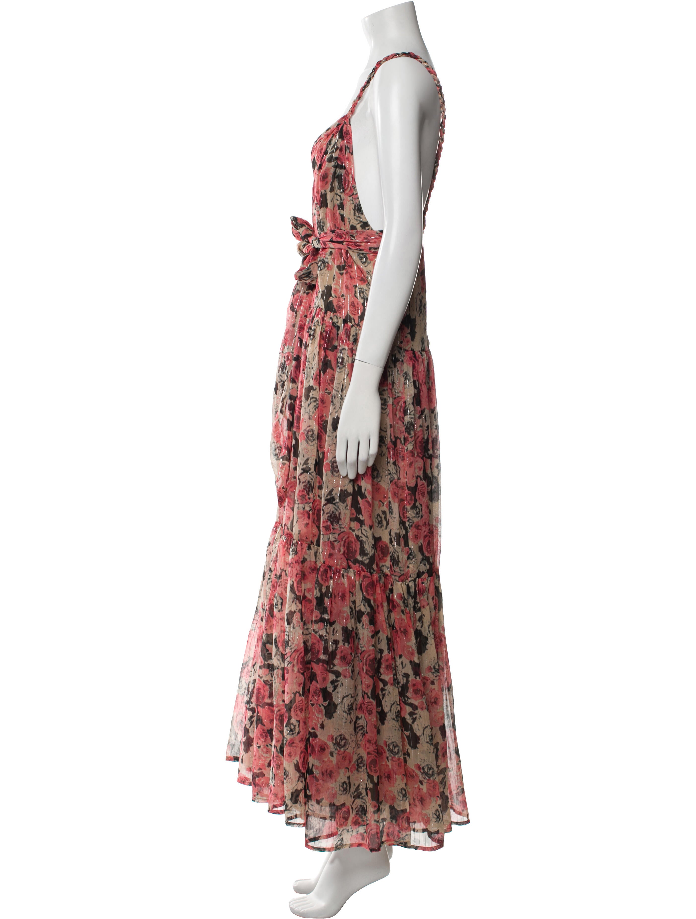 ASTR Floral Print Long Dress