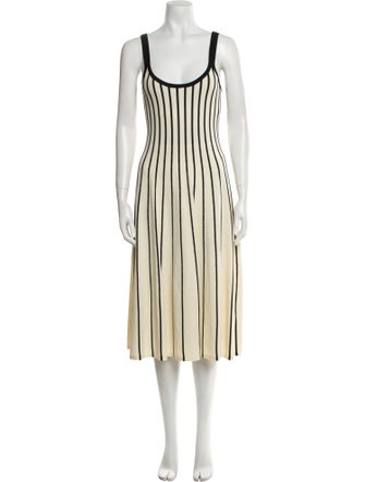 ASTR Striped Midi Length Dress