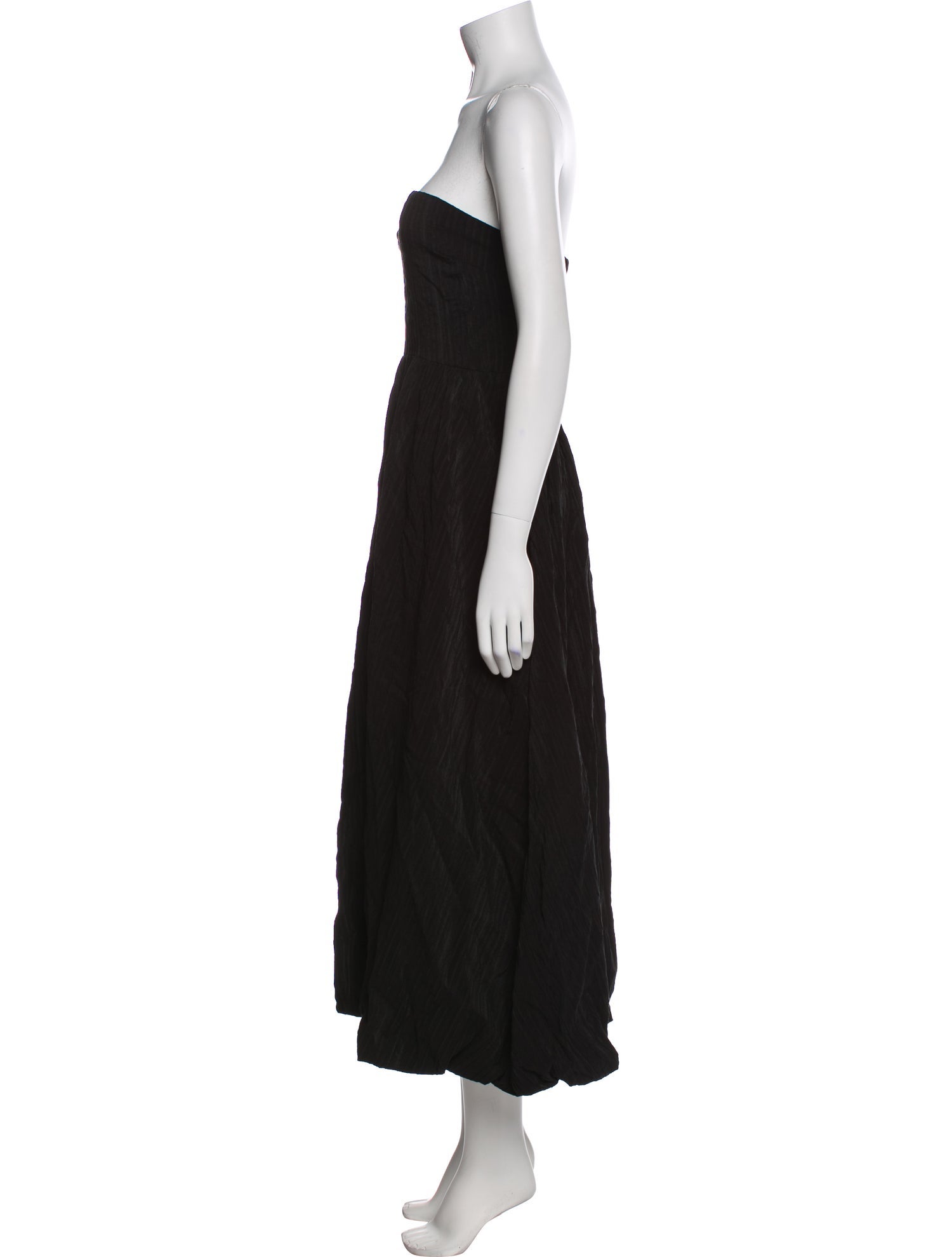 ASTR Strapless Midi Length Dress