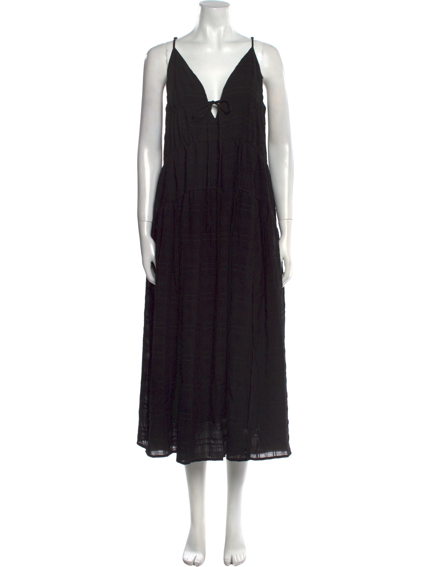 ASTR V-Neck Long Dress