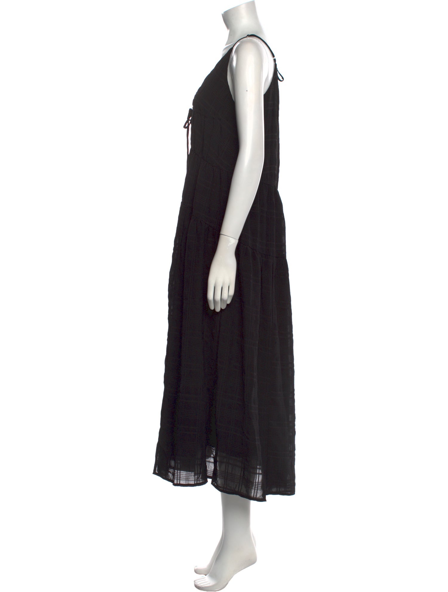 ASTR V-Neck Long Dress