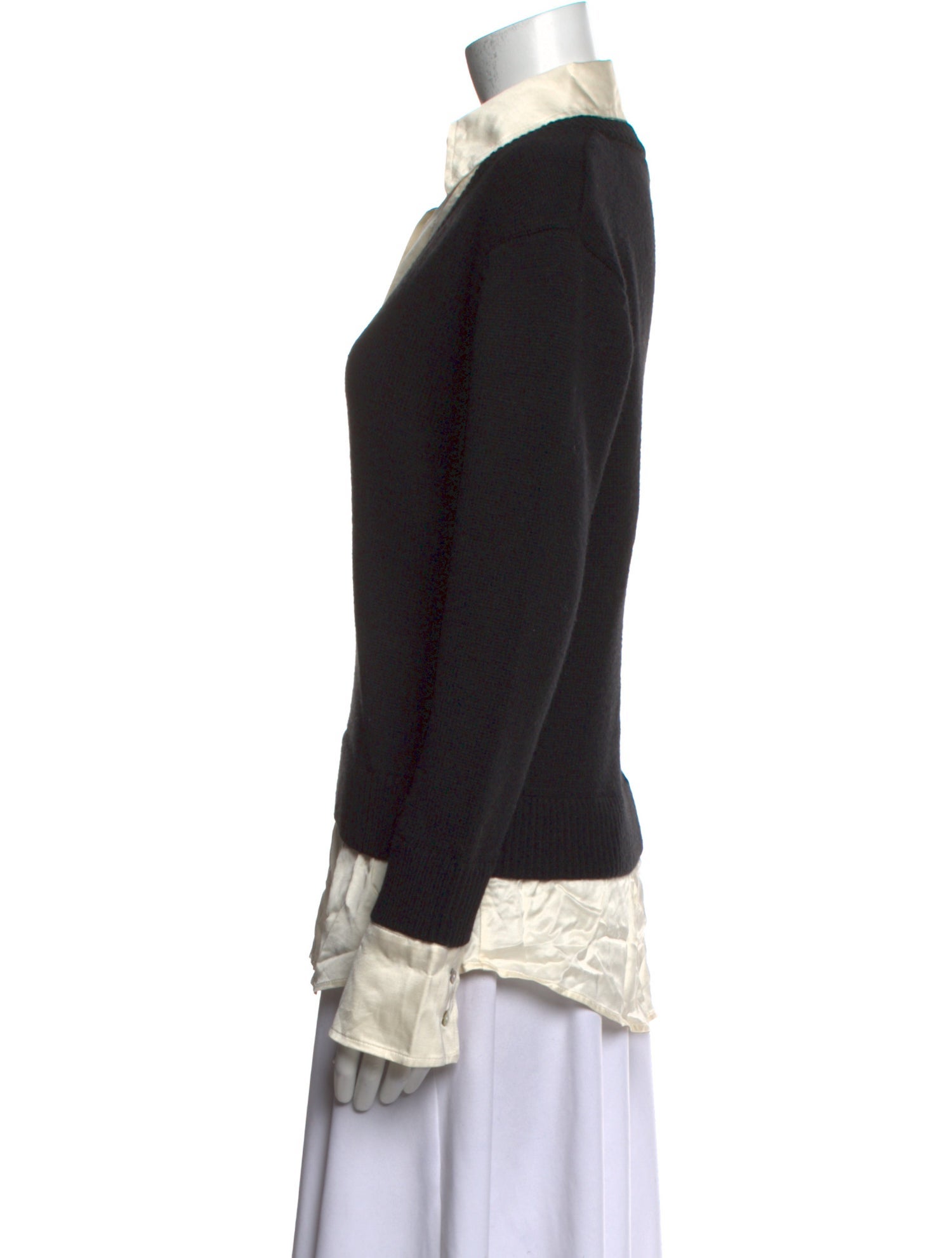 ASTR Nylon Colorblock Pattern Sweater w/ Tags