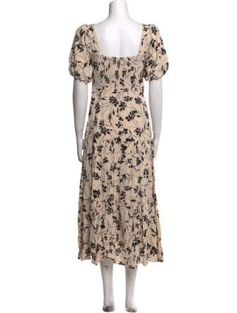 ASTR Floral Print Long Dress