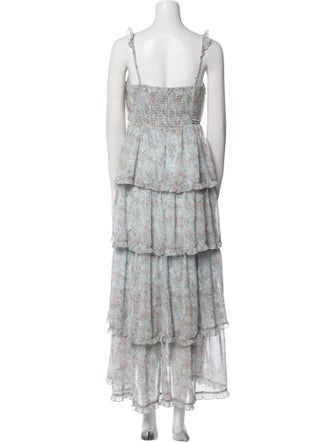 ASTR Printed Midi Length Dress