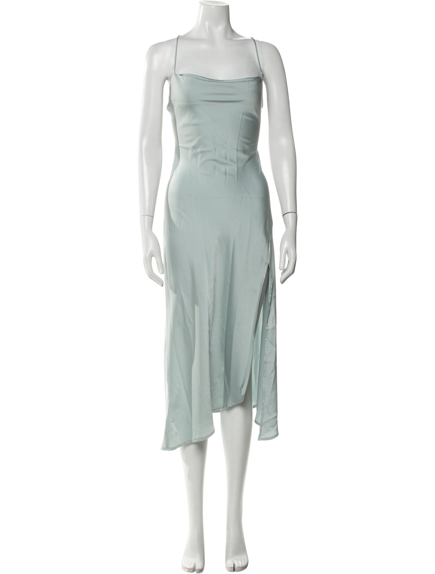 ASTR Square Neckline Midi Length Dress