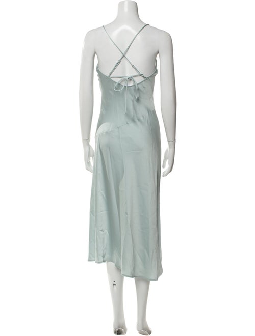 ASTR Square Neckline Midi Length Dress