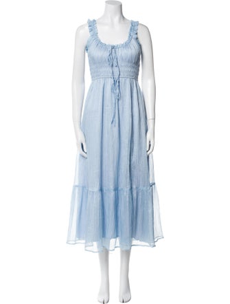 ASTR Scoop Neck Long Dress