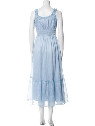 ASTR Scoop Neck Long Dress