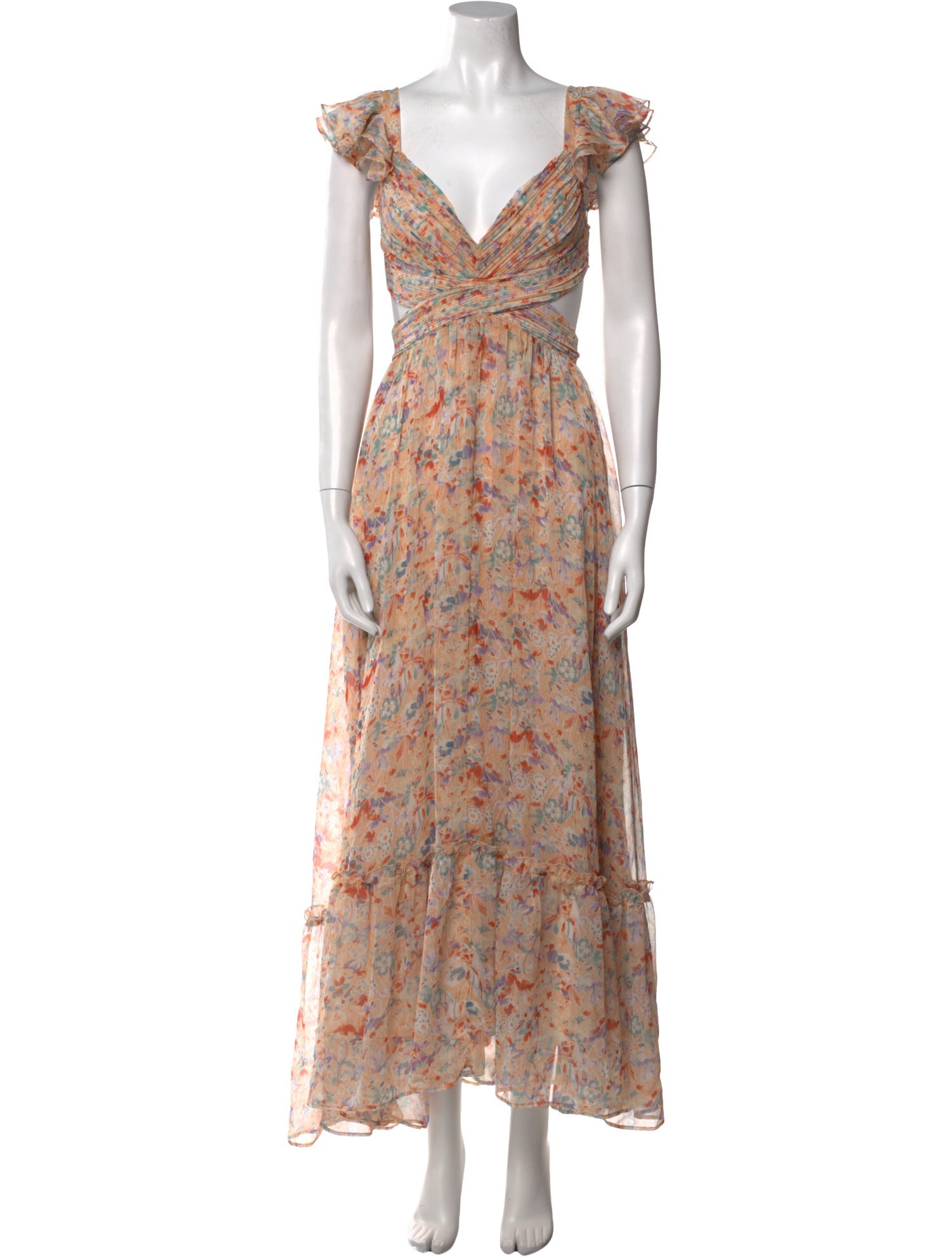 ASTR Floral Print Long Dress