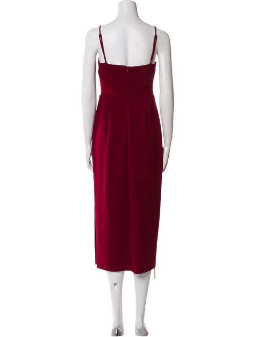 ASTR Square Neckline Midi Length Dress