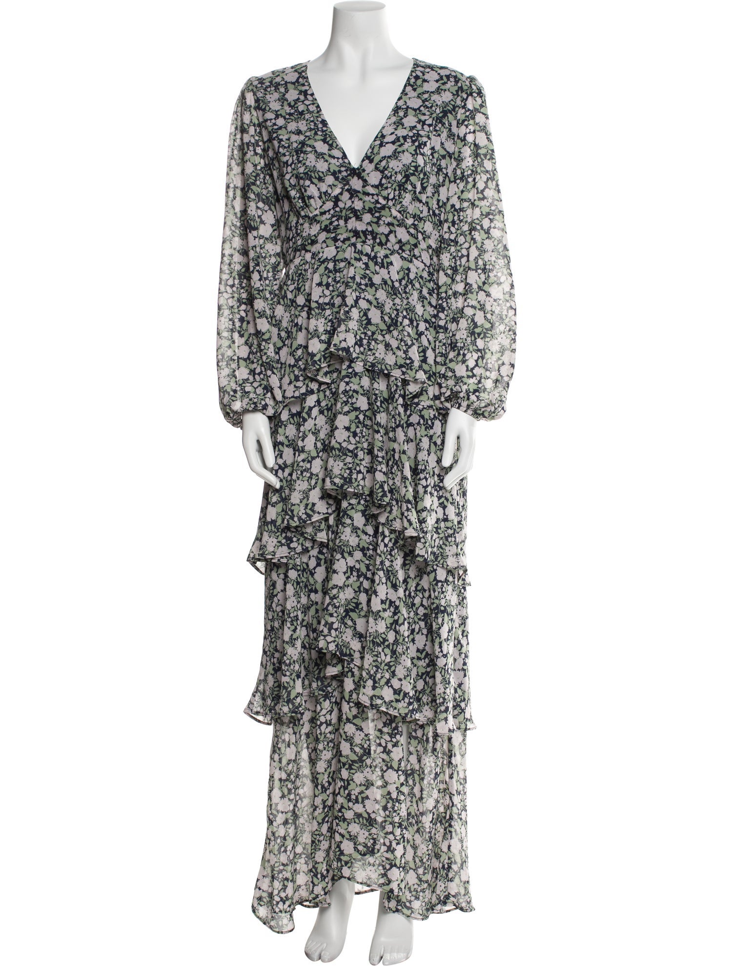 ASTR Floral Print Long Dress