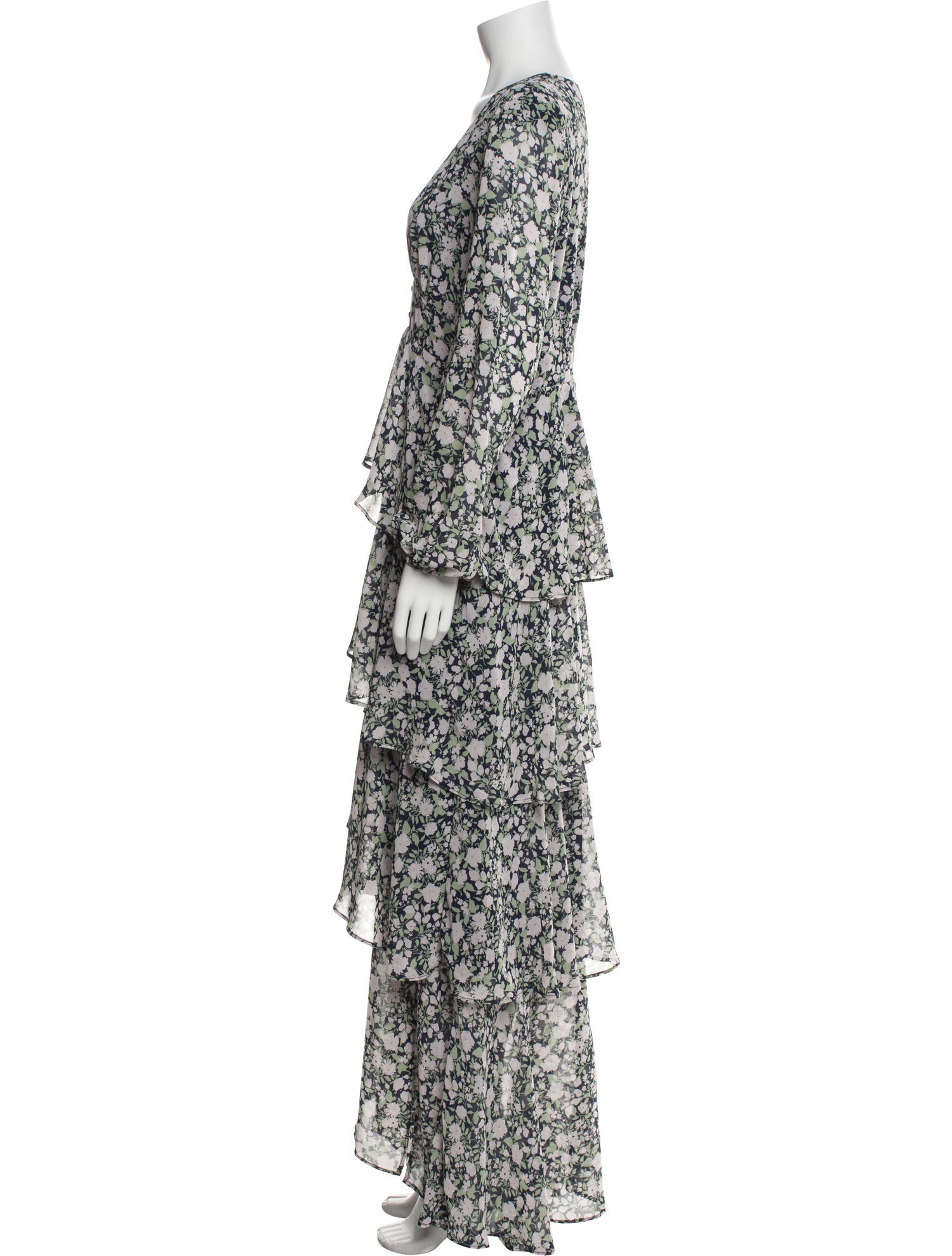 ASTR Floral Print Long Dress