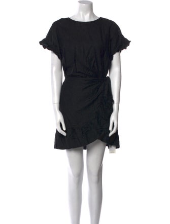 ASTR Bateau Neckline Mini Dress