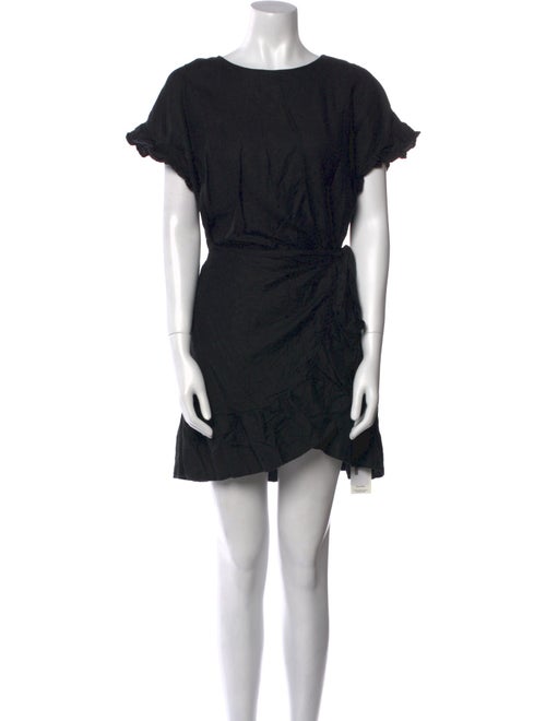 ASTR Bateau Neckline Mini Dress