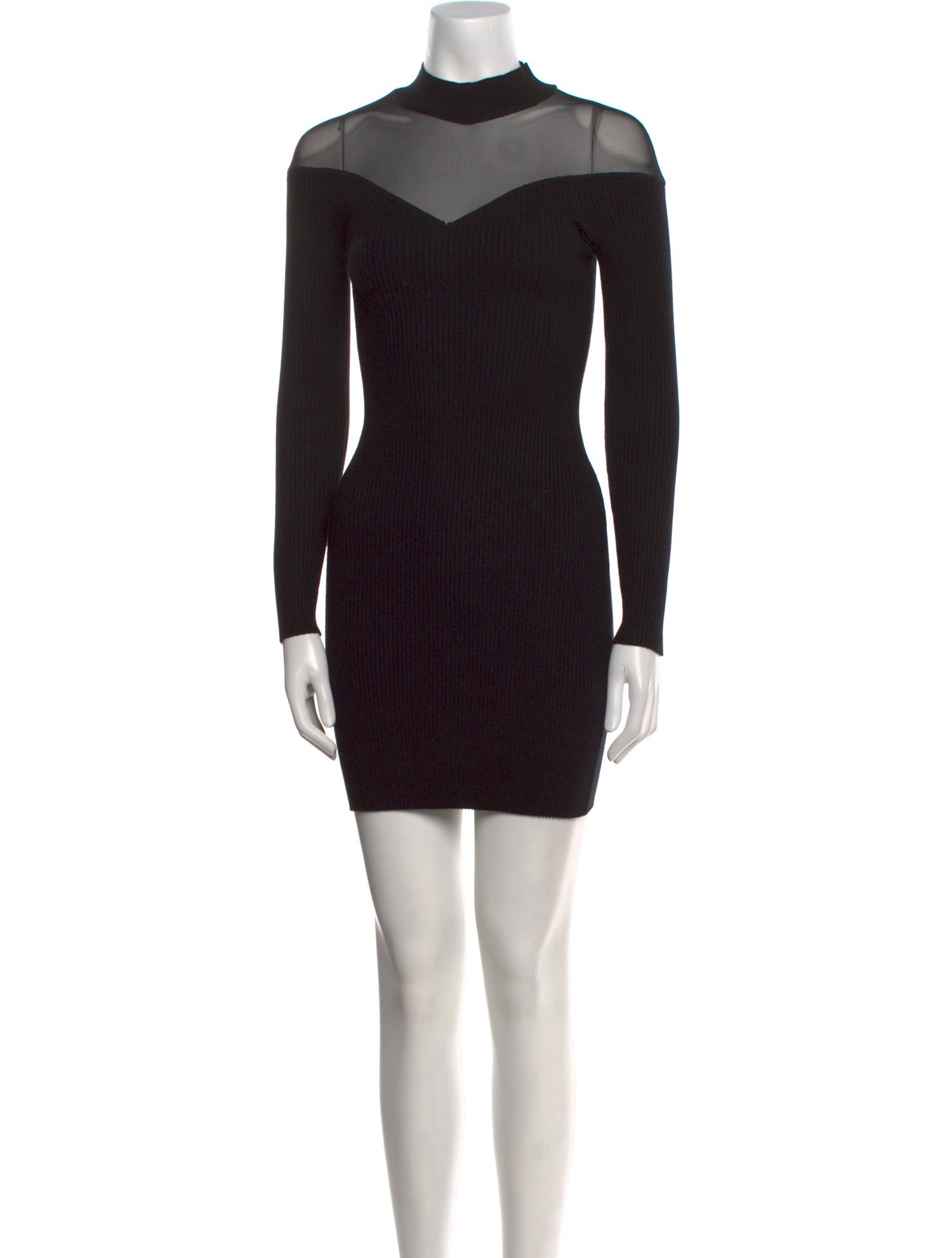ASTR Mock Neck Mini Dress