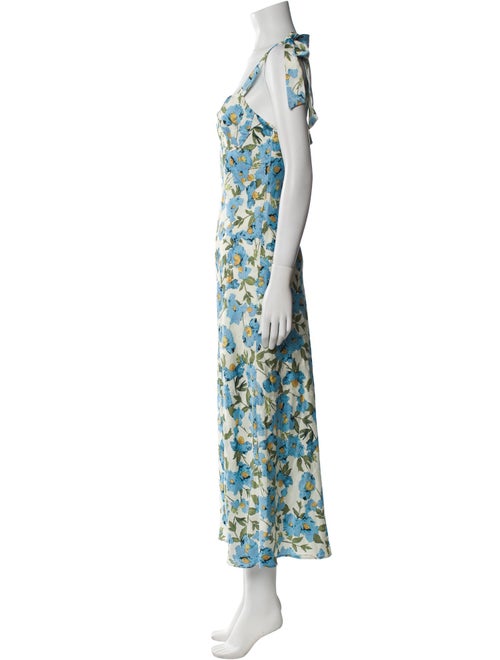 ASTR Floral Print Midi Length Dress