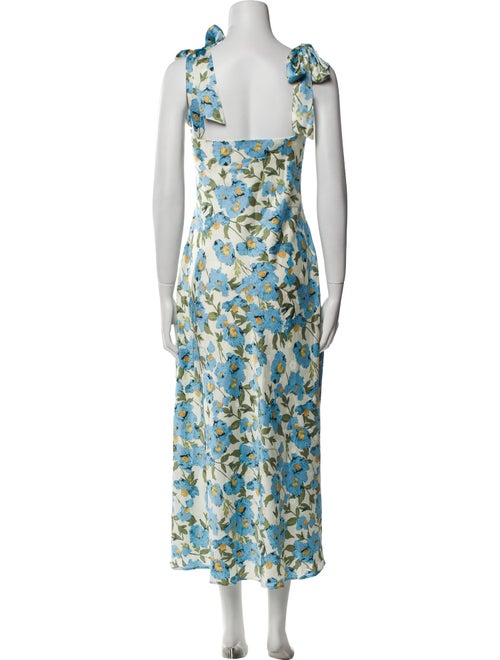 ASTR Floral Print Midi Length Dress