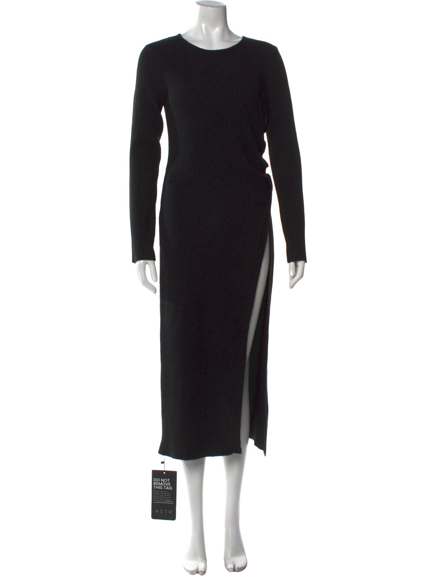 ASTR Crew Neck Long Dress